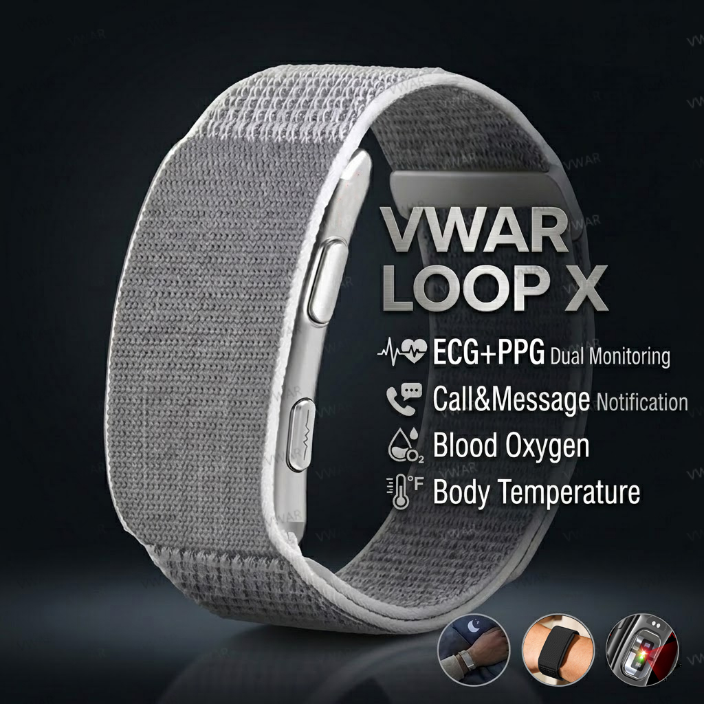 Xbody Health & Wellness Wayne Nj - VWAR Loop X Braccialetto Smart ECG,
