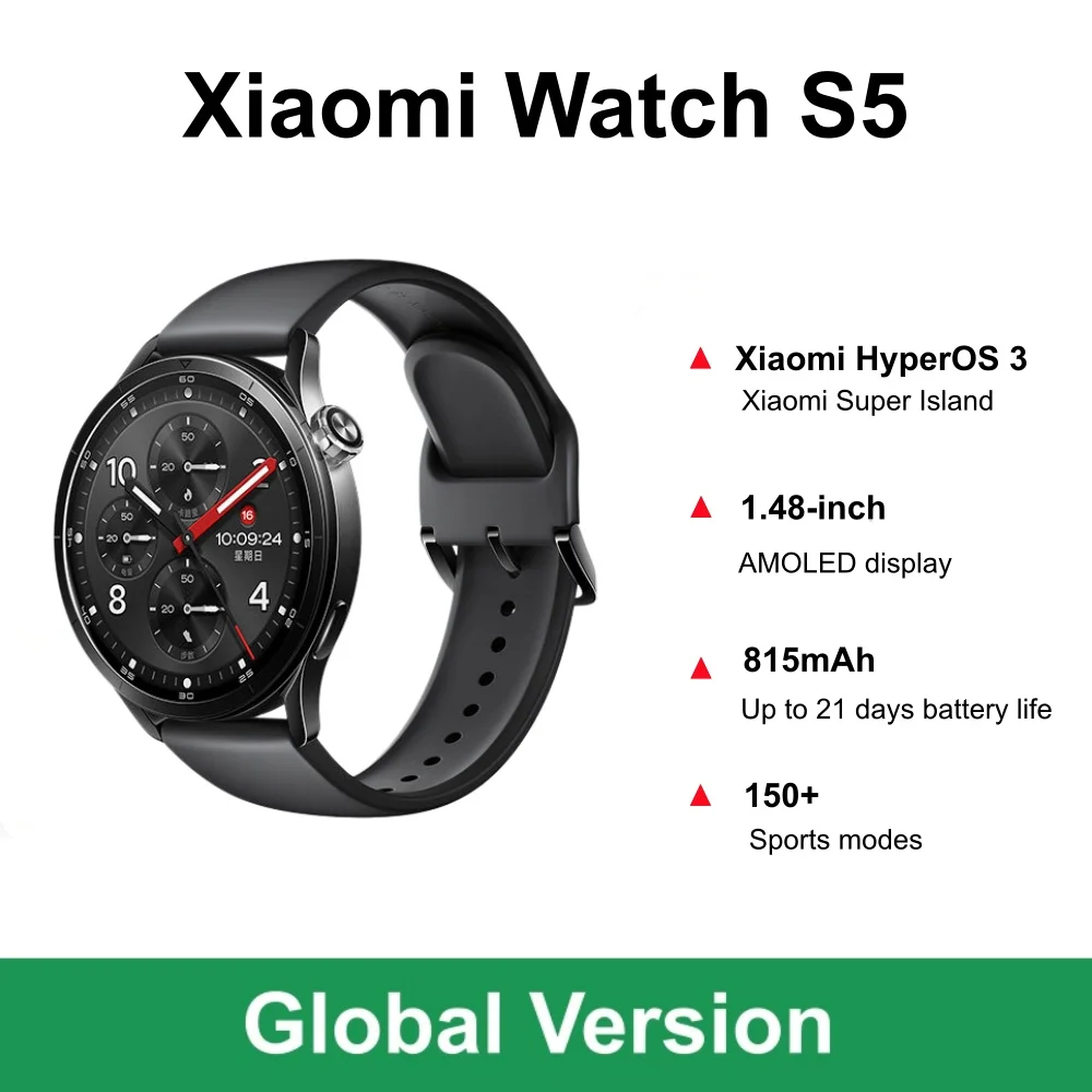 Xbody Health & Wellness Wayne Nj - Versione Globale Xiaomi Watch S5 Smartwatch