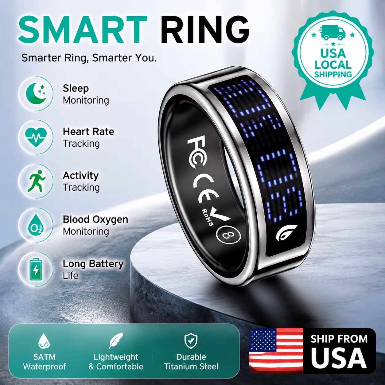 2026 Nuovo Anello Intelligente - Wellness Health. Ring recensione e prezzo